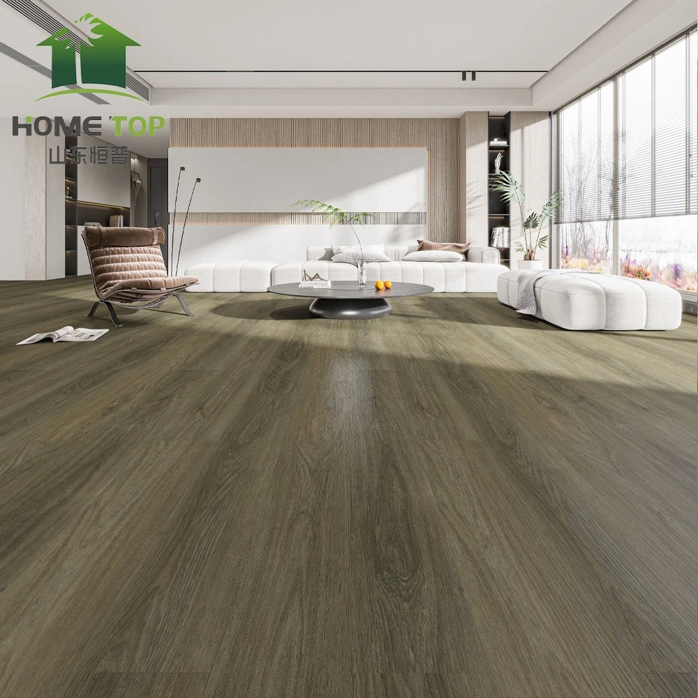 Home Top Durable Waterproof Eco-Friendly 4mm Thickness 0.3mm Wearlayer Unilin Click Spc Flooring Sale