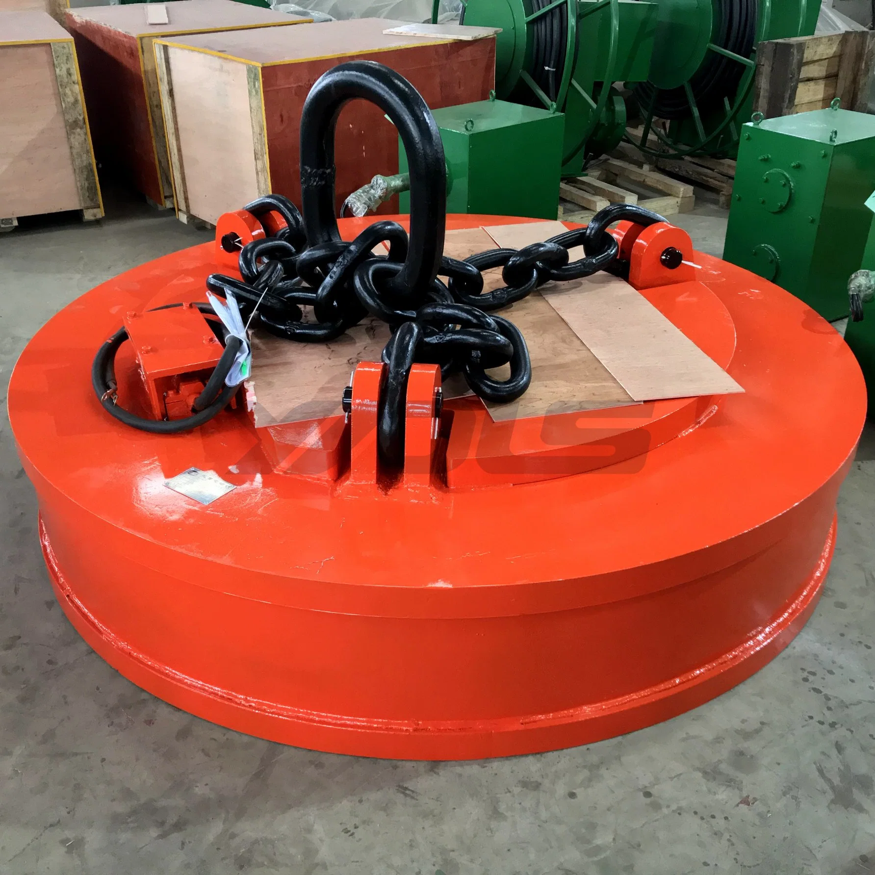 Round Shape Electro Magnetic Lifting for Steel Scrap of MW5-240L/1