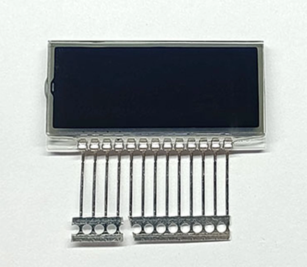 Custom 13 Pins Negative Transmissive Htn 7 Segment LCD Screen for Alarm Clock