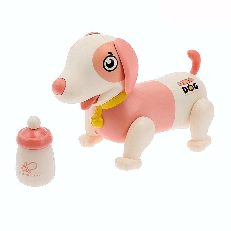 Venda a quente de novos brinquedos de cães 2023 Cartoon Smart Cartoon Electric Cão cão de brinquedo Dachshund Cartoon cão para Crianças presente de Natal