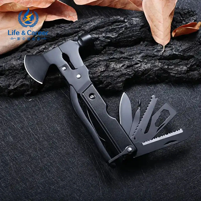 New Design High Quality OEM Hammer Axe Multitool Outdoor Camping Tool