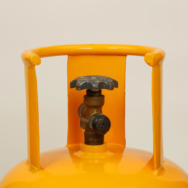 Custom Valve Home Cooking LPG Gas Tank Cylinder 13kg with Portable Handle for Transportation