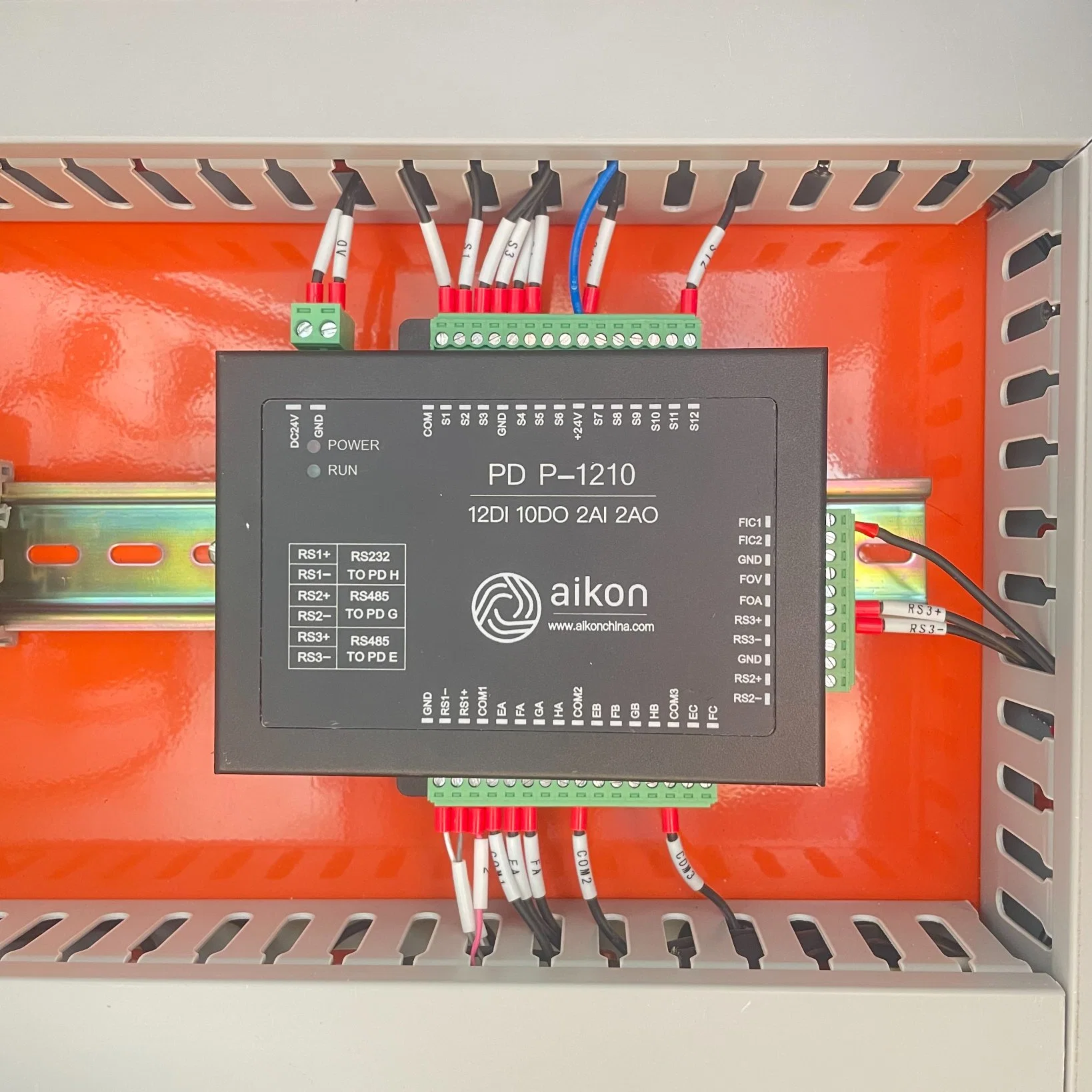 Armário de controlo PLC Painel de controlo do motor eléctrico de 440 V, baixa tensão Compartimento de controlo do motor eléctrico