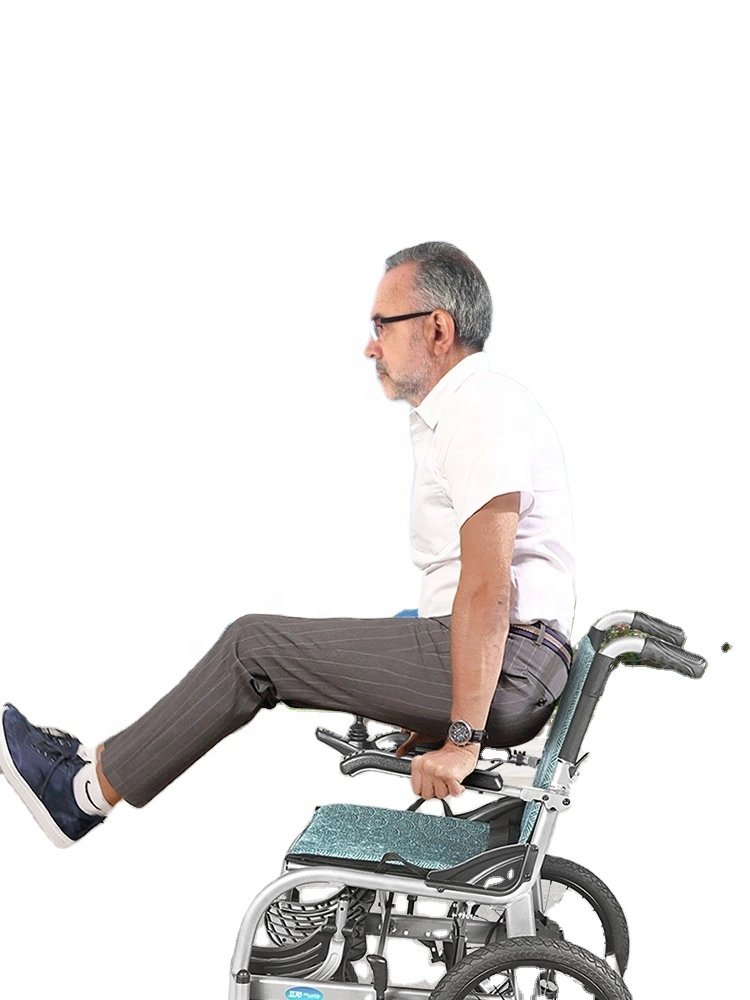 Conception ergonomique fauteuil roulant électrique alimentation fiable par batterie moteur double 200 W. Pour désactivé