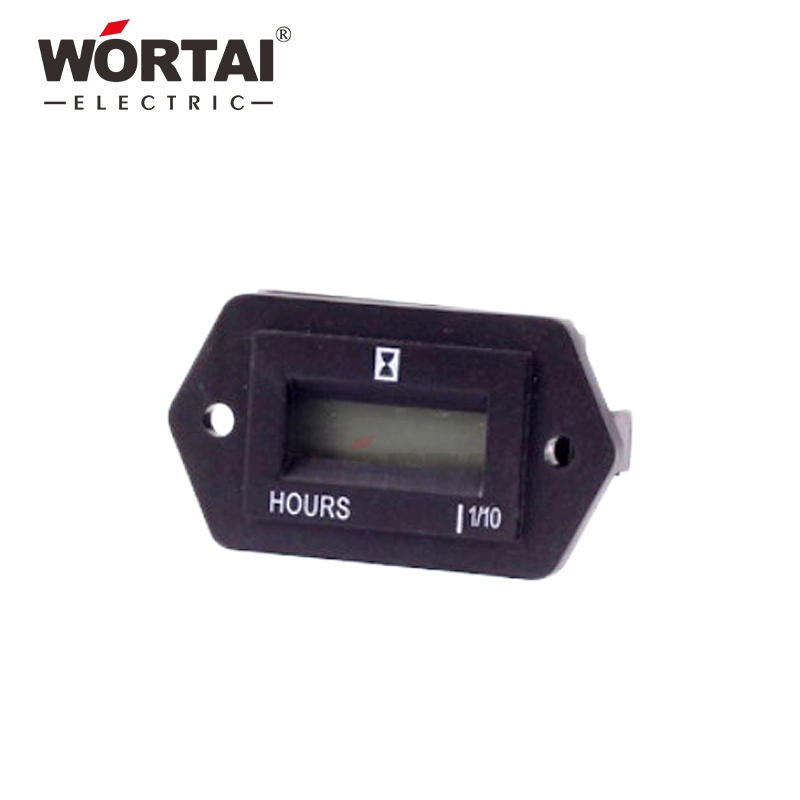 Sys Black compteur horaire mécanique Minuterie industrielle compteur horaire Compteur