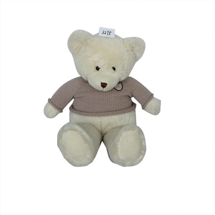 Presente promocional para crianças com mascote aquecido e micro-ondulação com peso Peluche Stuffed Toy Animal do Urso macio