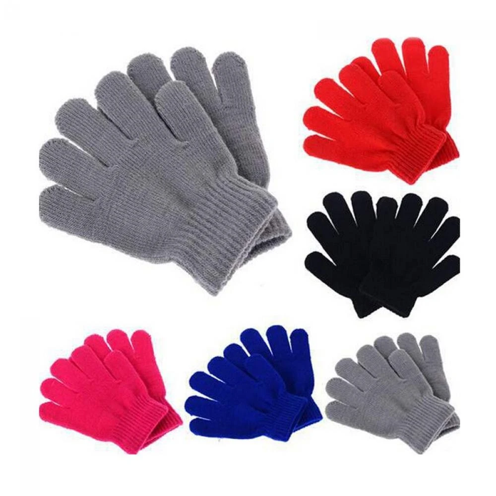 Magic Cotton Knitted Classic Children Glove