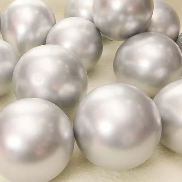 Balloons Wholesale/Supplier 10inch Glossy Metal Pearl Latex Balloons Thick Chrome Metallic Colors Helium Air Balls Globos