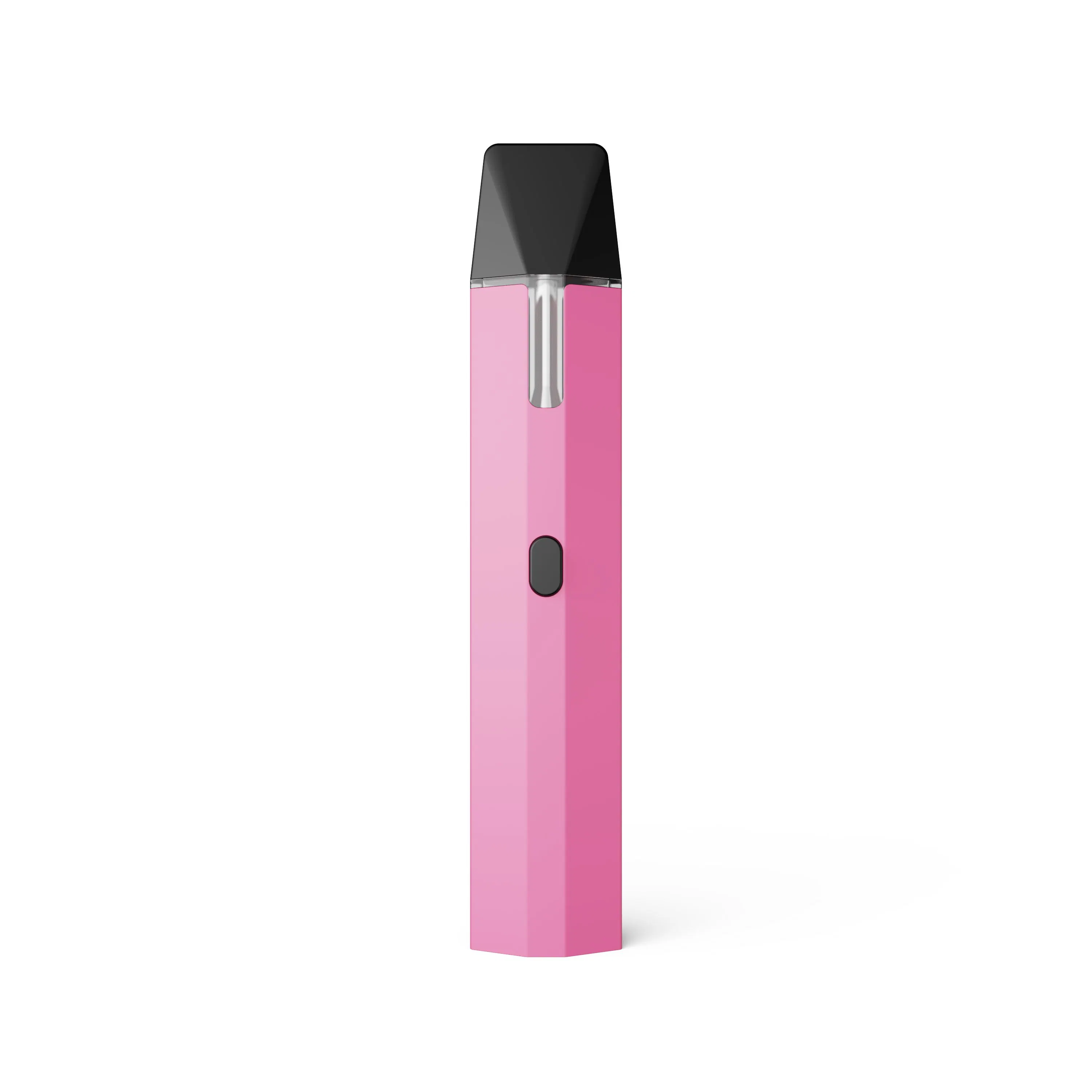 Wholesale/Supplier Disposable/Chargeable Vape Device Ceramic Coil Vaporizer Pen with Button Preheating Function