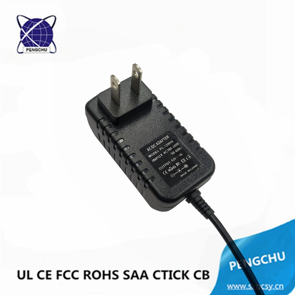 Class 2 12V 1A AC DC Switching Power Adaptor 12W Power Supply