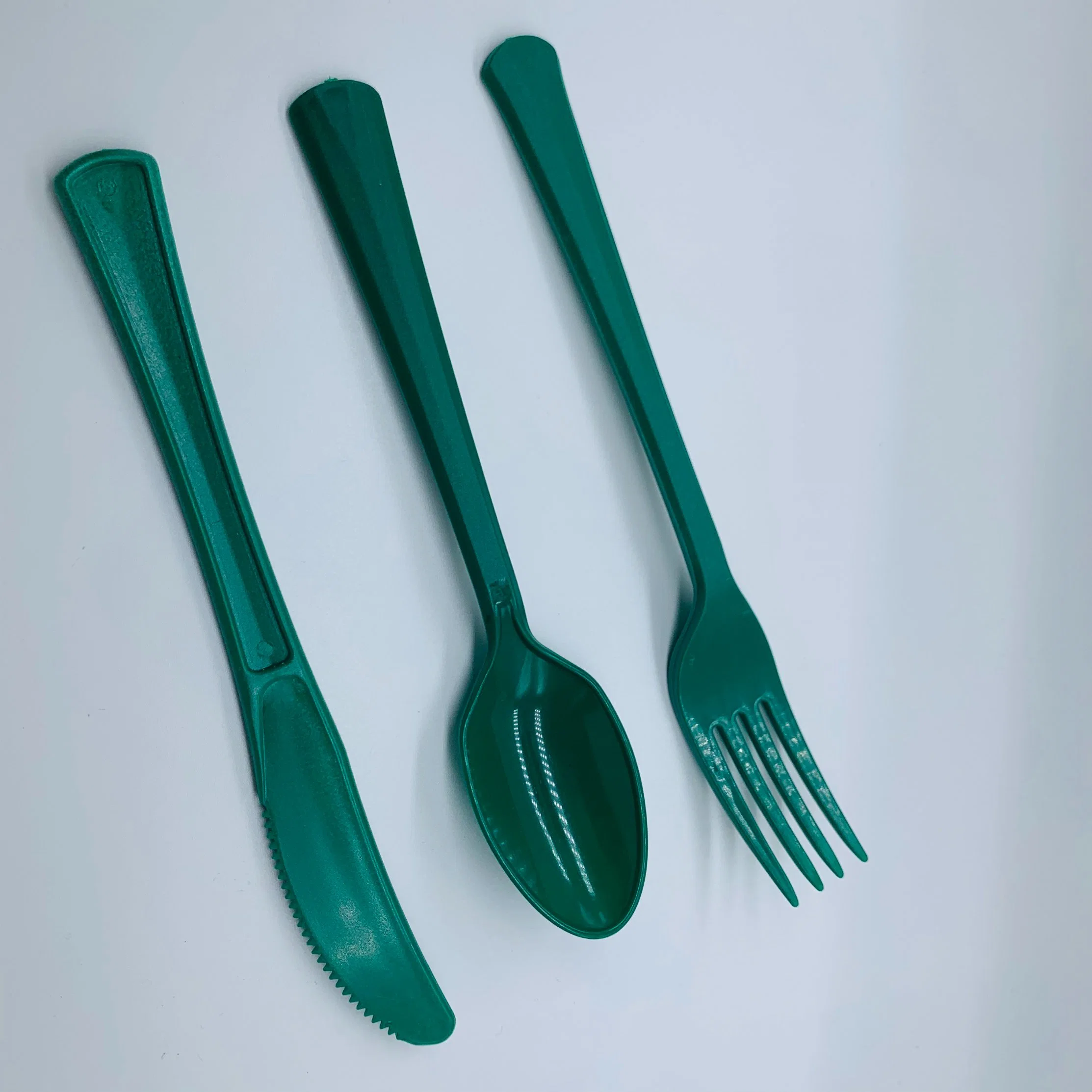 Wholesale/Supplier Disposable Plastic Tableware Ms7 Series Thickened Cutlery, Frosted Knife Forks and Spoons for Dinner (H-08)