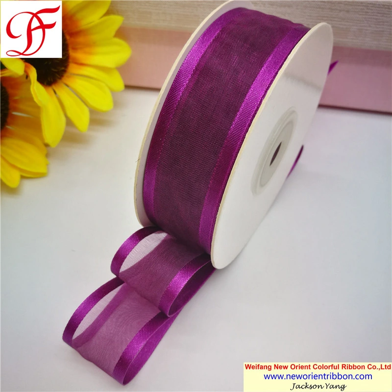 Original Factory 100% Nylon Sheer Organza Ribbon with Satin Edges for Gifts/Wedding/Wrapping/Party Decoration/Christmas/Packing/Garment