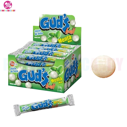 Fabricante Hot Vender bola redonda forma Chewy Gum burbuja Dulces