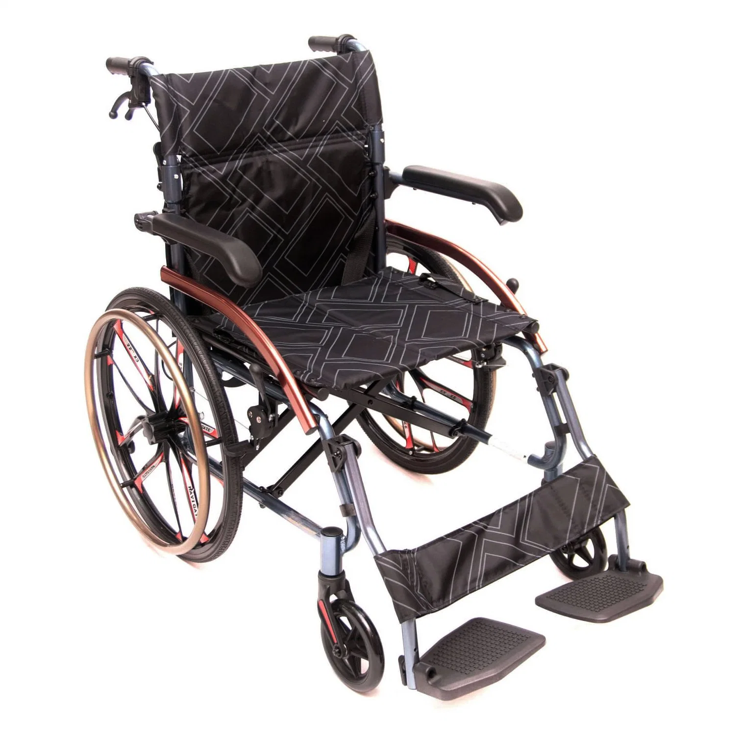 Silla De Ruedas Folding Lightweight Wheelchair for Teenager Taw874labjpm