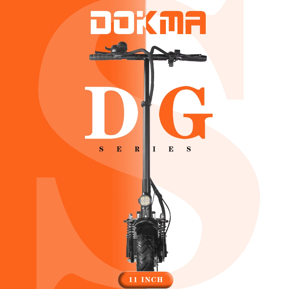 Dokma 3600W Neues Design DGS 11inch Elektro-Scooter heißen Verkauf Mobilität Roller 80-100 Km Reichweite Vorder- Und Hinterradaufhängung Sitz Optional Elektrisch Roller für Erwachsene
