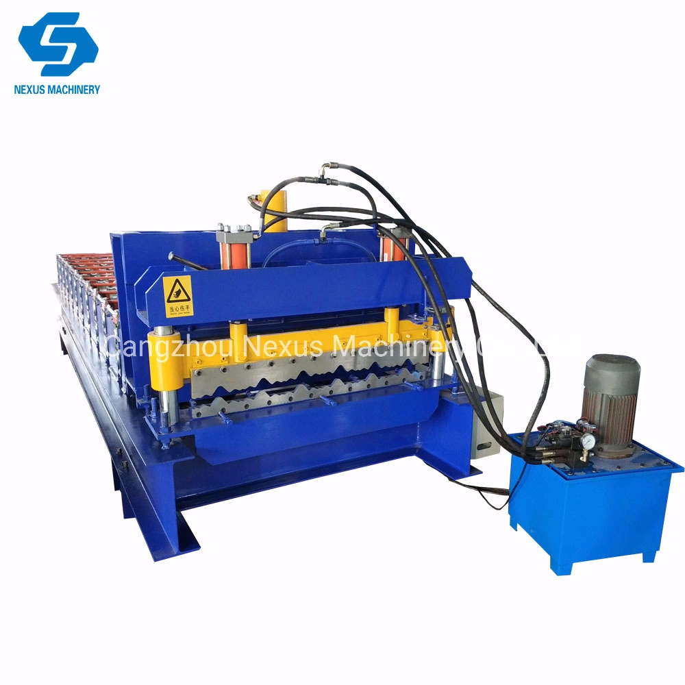 Trapezoidal Profile Steel Roof Tile Sheet Rolling Forming Machine with Ce Certificate