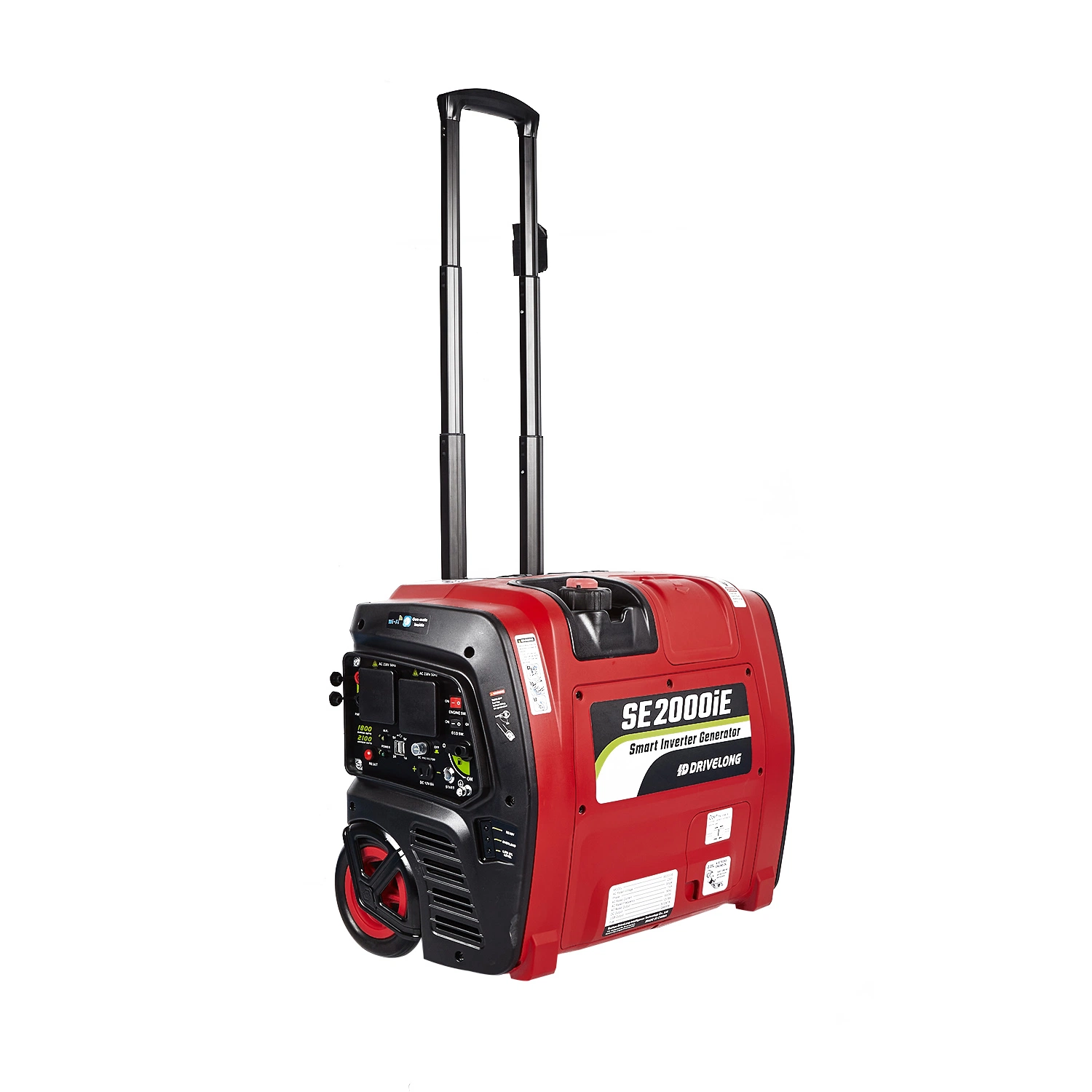 2kw 3kw Air Cooling Gasoline Inverter /Silent Digital Camping Portable Generator with Wheels