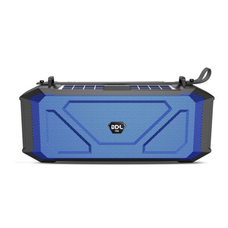 Lound altavoz Bluetooth Solar Sonido con radio/reproductor de MP3/Antorcha