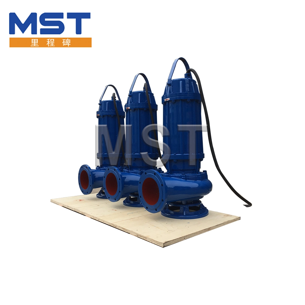 Non-Clogging Submersible Sewage Dirty Waste Water Pump Stainless Steel Sewage Submersible Sludge Pump Wq Submersible Cutter Grinder Pump