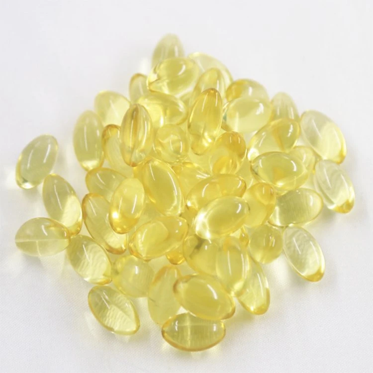 Dietary Supplement Omega 3 Fish Oil Softgel Capsules Plus Vitamin D3 to Support Brain and Heart Health