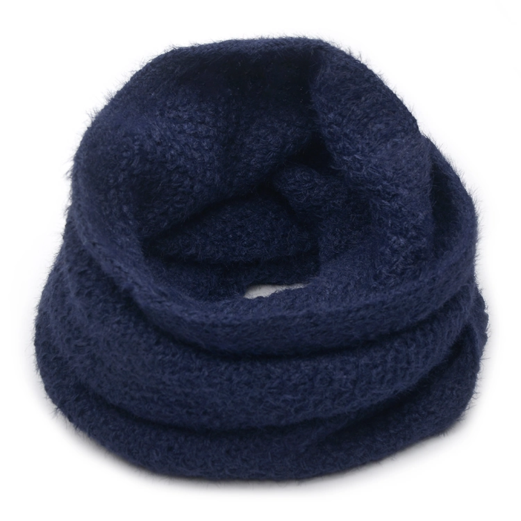 Women Men Knitted Winter Acrylic Scarves Neck Collar Scarf Thick Warm Sweater Head Scarf