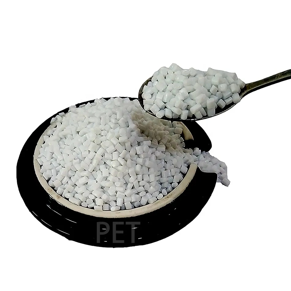 Vente en gros plastique matière première granulés de PET vierge Granulés de PET composite Pour colle