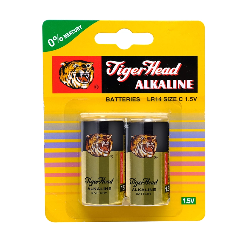 Tête de tigre piles alcalines LR20 D Taille Value Pack de batterie pour appareils ménagers