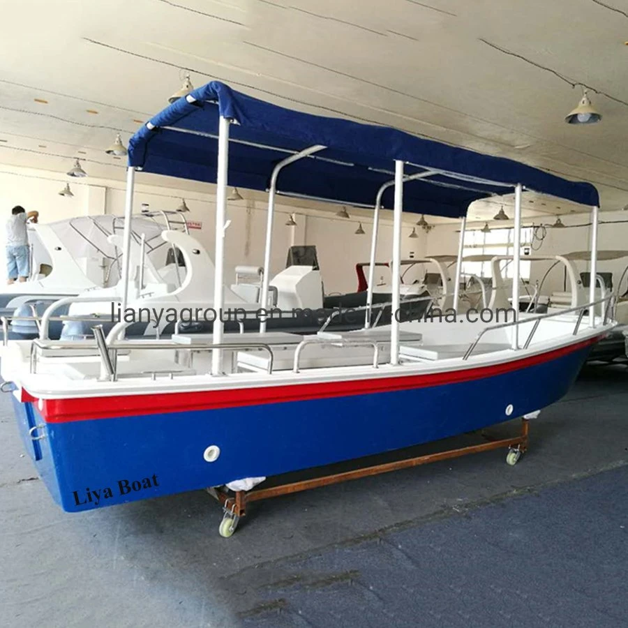 Liya 19feet Fiberglass Panga Boats Manufacturers Passenger Boat