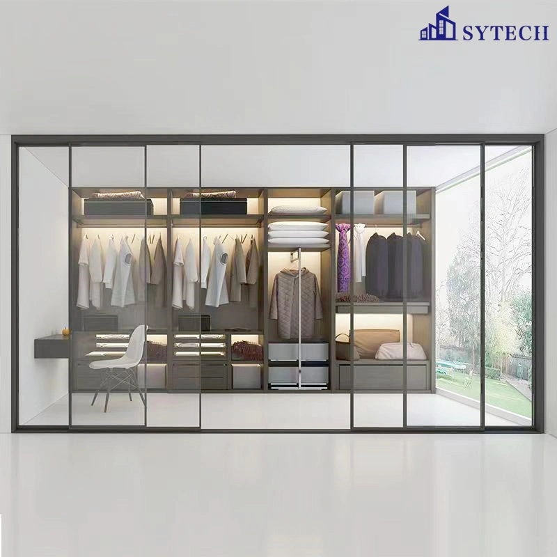 Low Threshold Double Glazed Aluminium Alloy Frame Bi Folding Windows and Doors/Tempered Float Glass/Tinted Float Glass