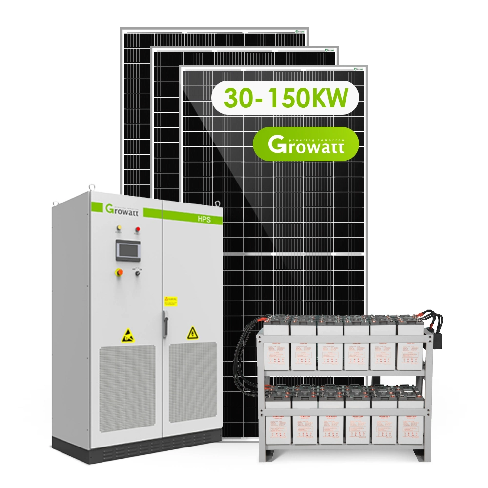 Good Quality 50kw 100kw 120kw Complete Hybrid Solar Panel Systems with Batteries and Invertor