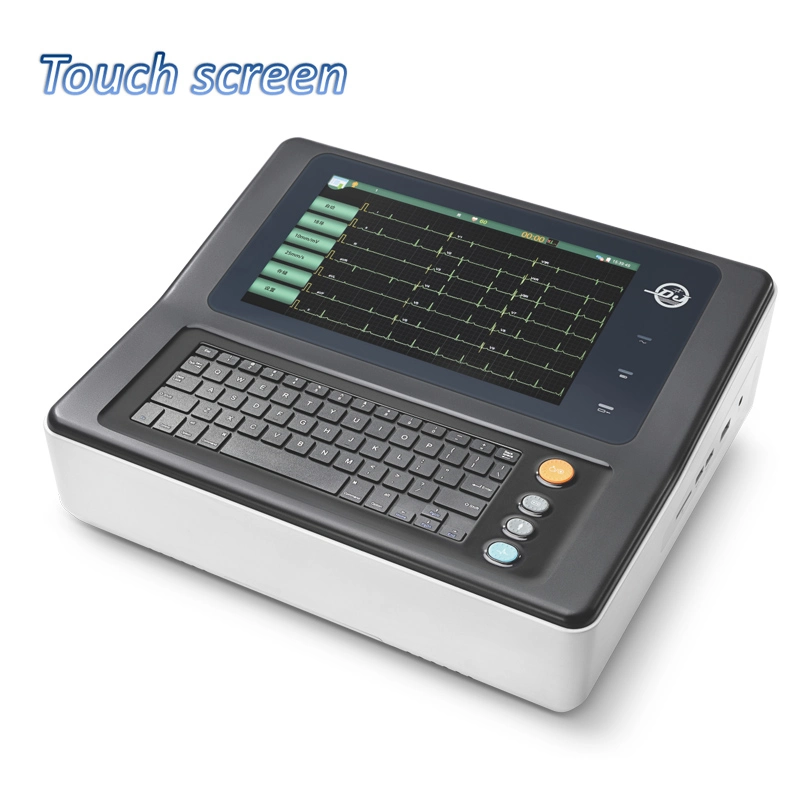 Professional Manufacture Digital ECG Machine ECG-1212 with WiFi