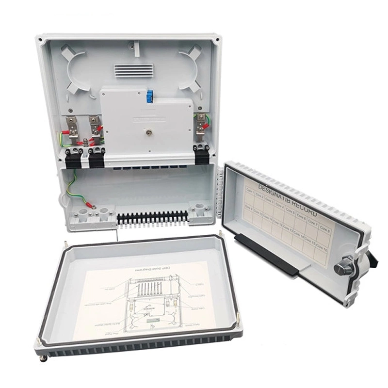 Fiber Optic 16 Cores Optical Distribution Point Solid Box