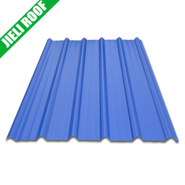 Blue Color PVC Corrugated Roofing Sheet for Warehouse