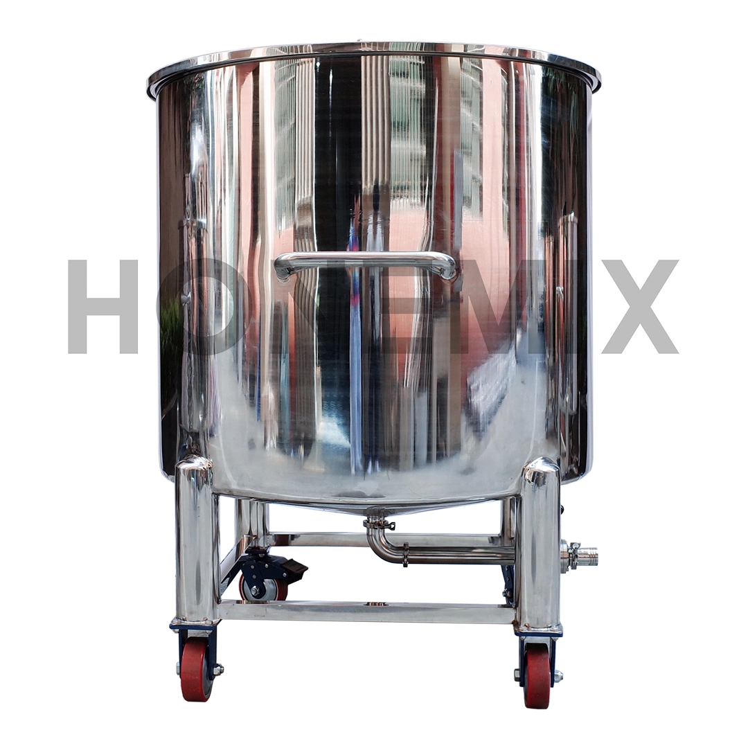 Hone Stainless Steel Custom Storage Water Tanks Manhole/Pressure/Open Top Lid Type Liquid Chemical Alcohol Storage Tank