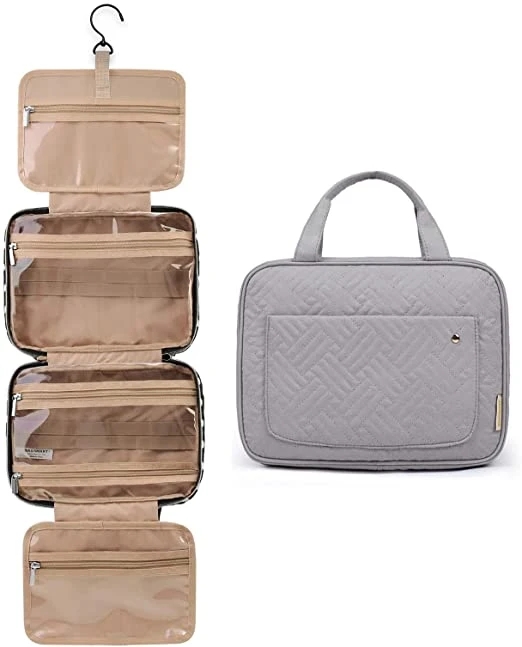 Sacos para maquiagem saco de viagem portátil Cosmético caixa multifunções Organizadora à prova de água Com sacos de Toilometria Gold Zipper Marble