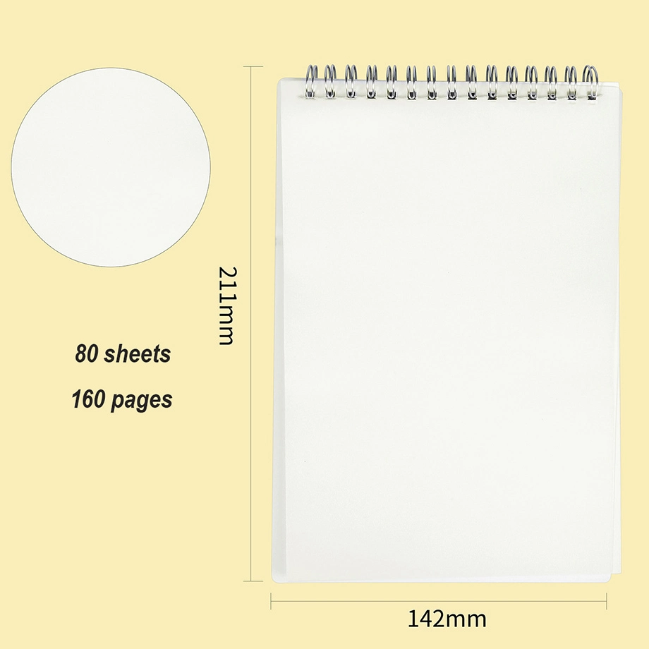 Wholesale/Supplier Promotional Gift Custom Logo PP Cover Notepad Spiral Diary Notebook