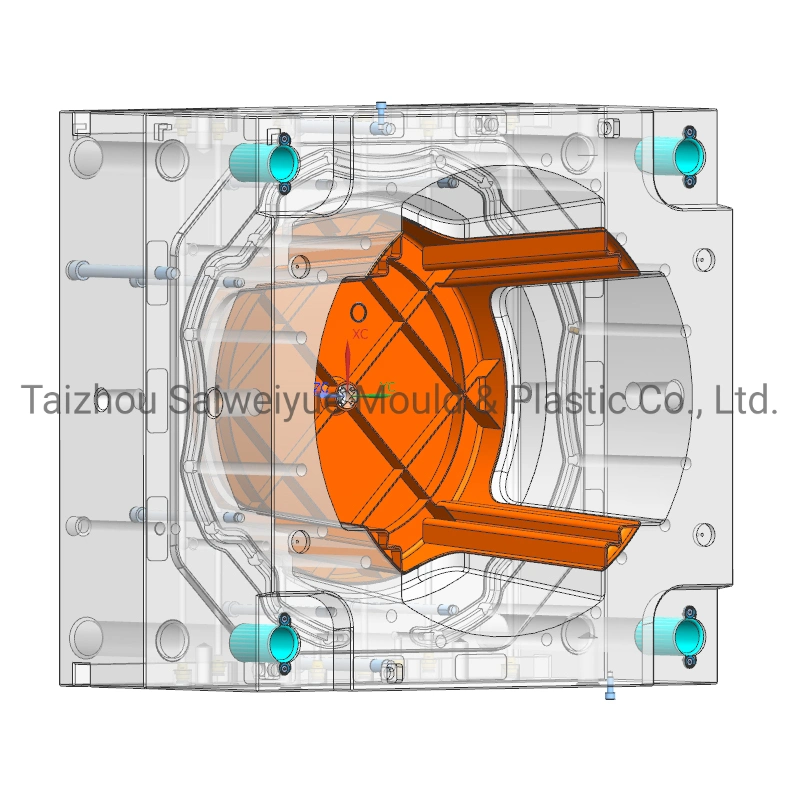 Plastic Round Coffee Shop Outdoor Big Dining Table Cold Runner Injection Mould