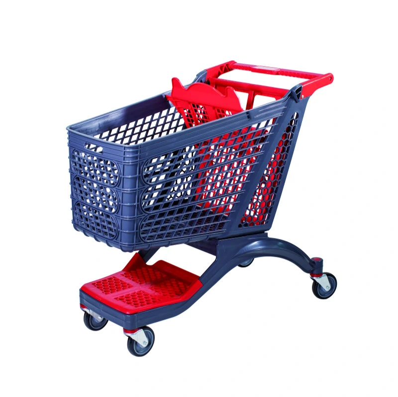 Supermarket All Plastic Eco Shopping Trolleys