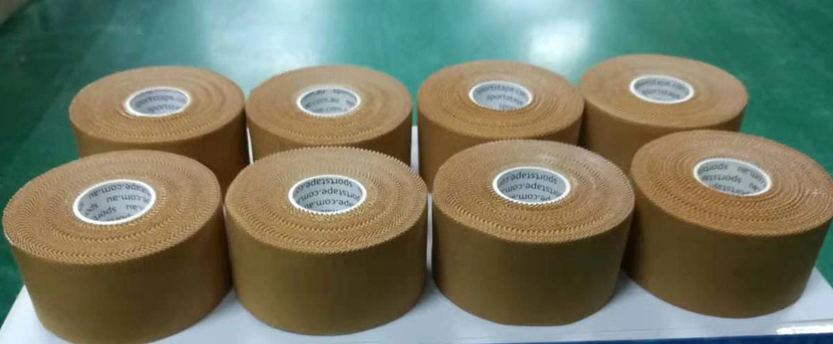 Zigzag Edge Easily Tear Cotton Athletic Tape Sports Tape