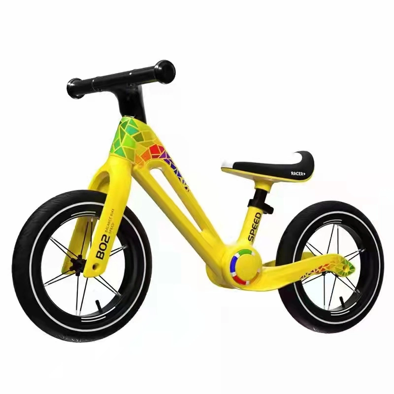 La moda de 12 pulgadas de plástico plegables de inserción de los Niños Los Niños Bicicletas equilibrio equilibrio Diapositiva Mini bicicletas