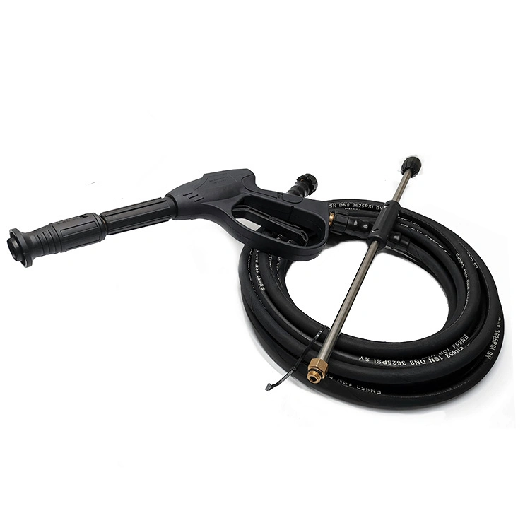 High quality/High cost performance Steel Wire Braided Rubber 30 Foot Pressure Washer Hose for Garden Waterring