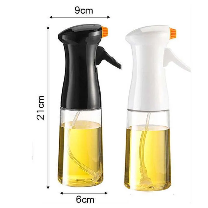 New Arrival Kitchenware 200ml Oil Spray Bottle Durable Cooking Oil Plastic Bottle