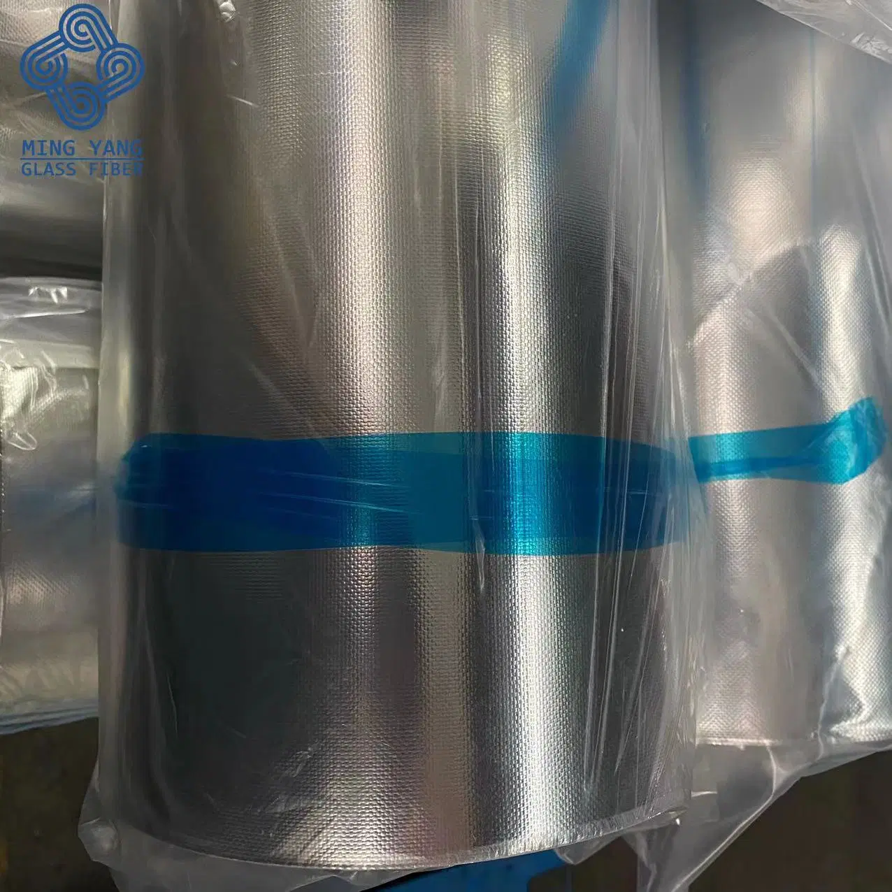 One Side Coated Silver Aluminum Foil Fiberglass Cloth Thermal Insulation Material