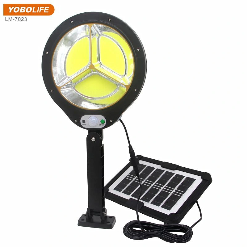 Yobolife 2022 Nova chegada 100W LED luzes Solar Piscina Jardim de Inundação Solar Projector LED acende a luz de Rua Solar