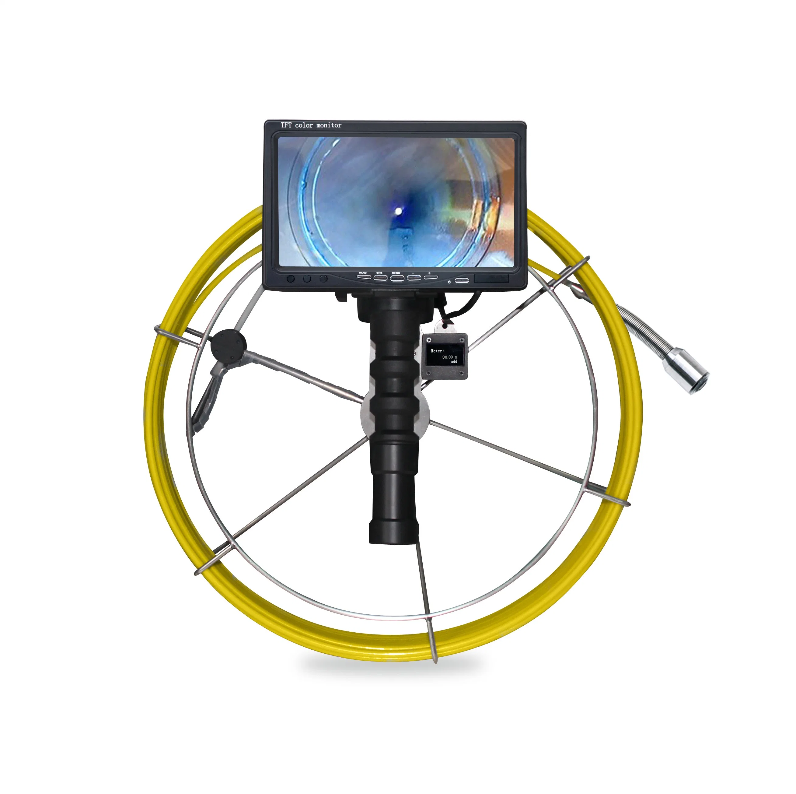 Industrial Pipe Video Inspection Push Rod Flexible Camera for Sale