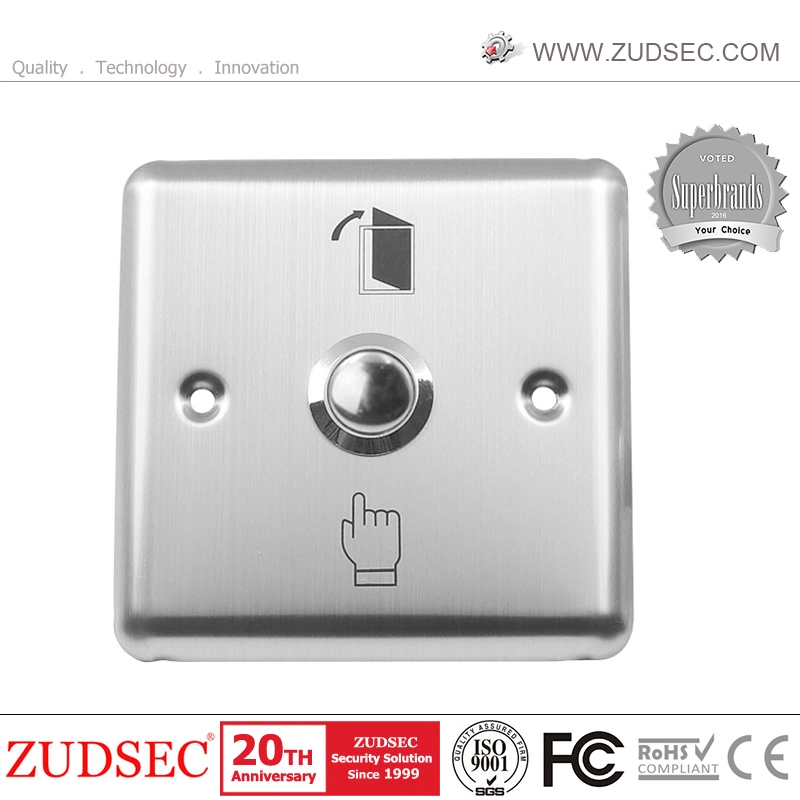Stainless Steel Material Press to Exit Button Door Release Switch
