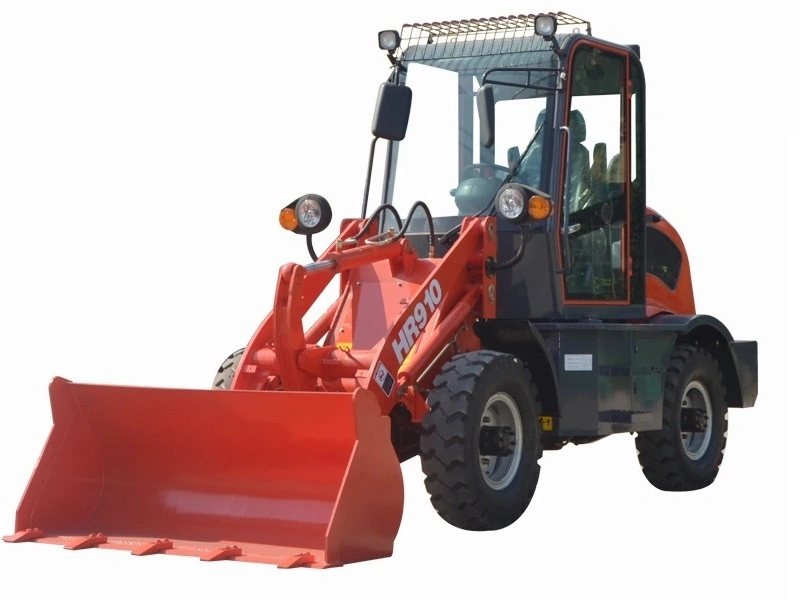 China Farm Machinery 0.8ton Small Loader Front End Wheel Loader