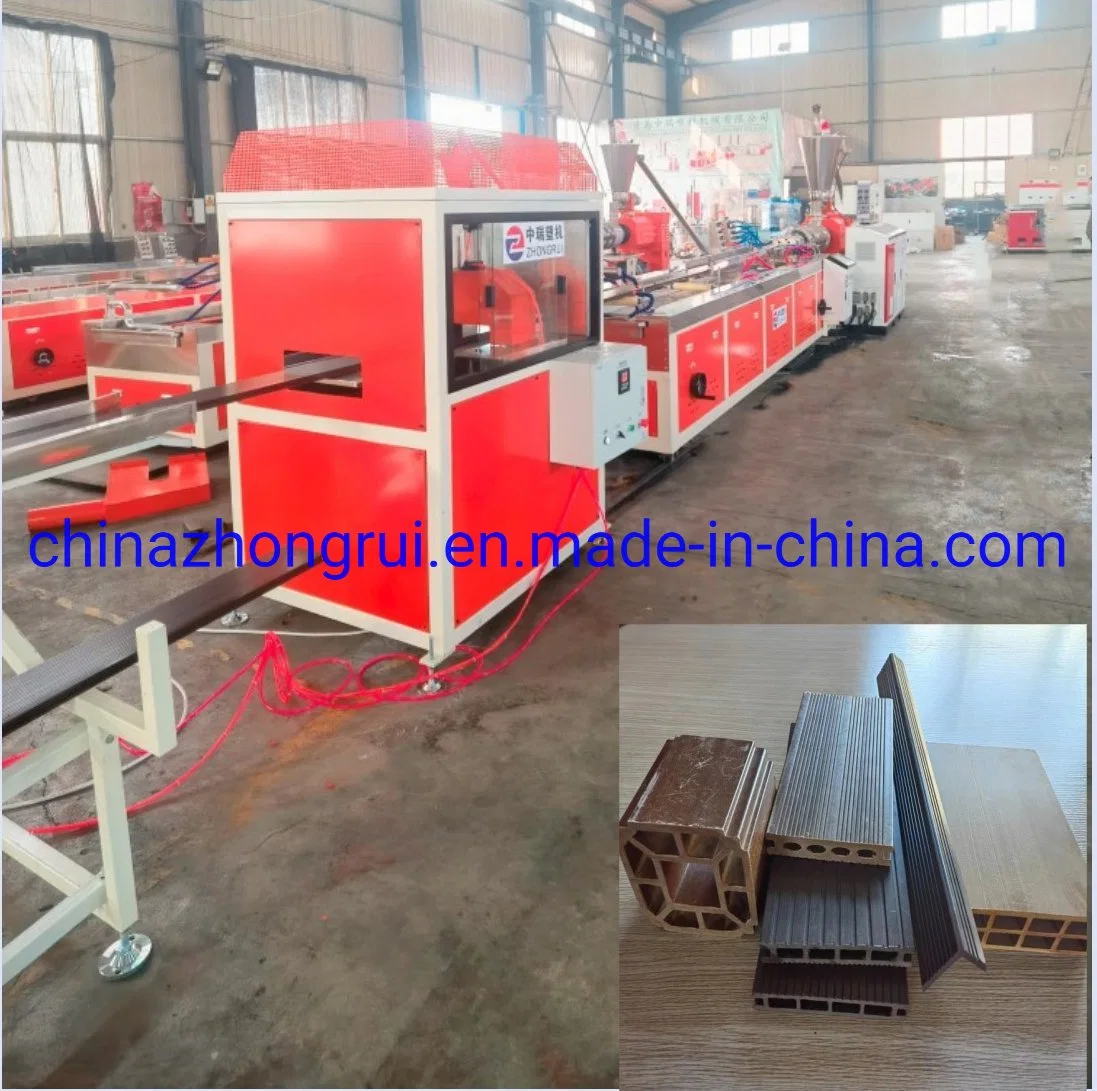 Wood-Plastic Profile Equipment/Qingdao Zhongrui Plastic Machine/PE Wood-Plastic Profile Unit