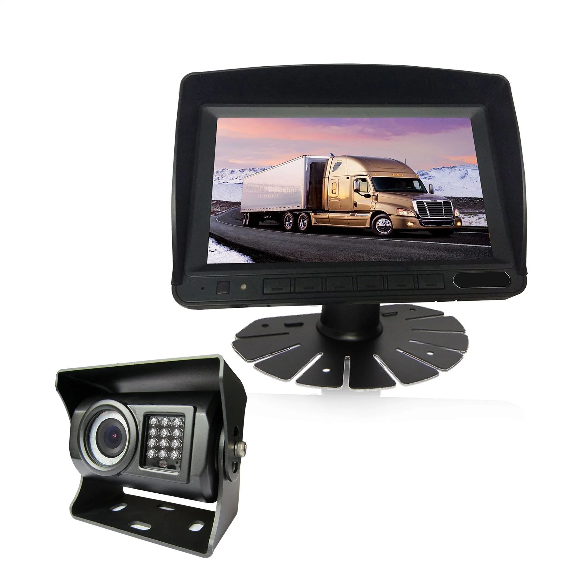 7 Inch Monitor with Digital Rear View Parking Reverse Backup Reversing Camera