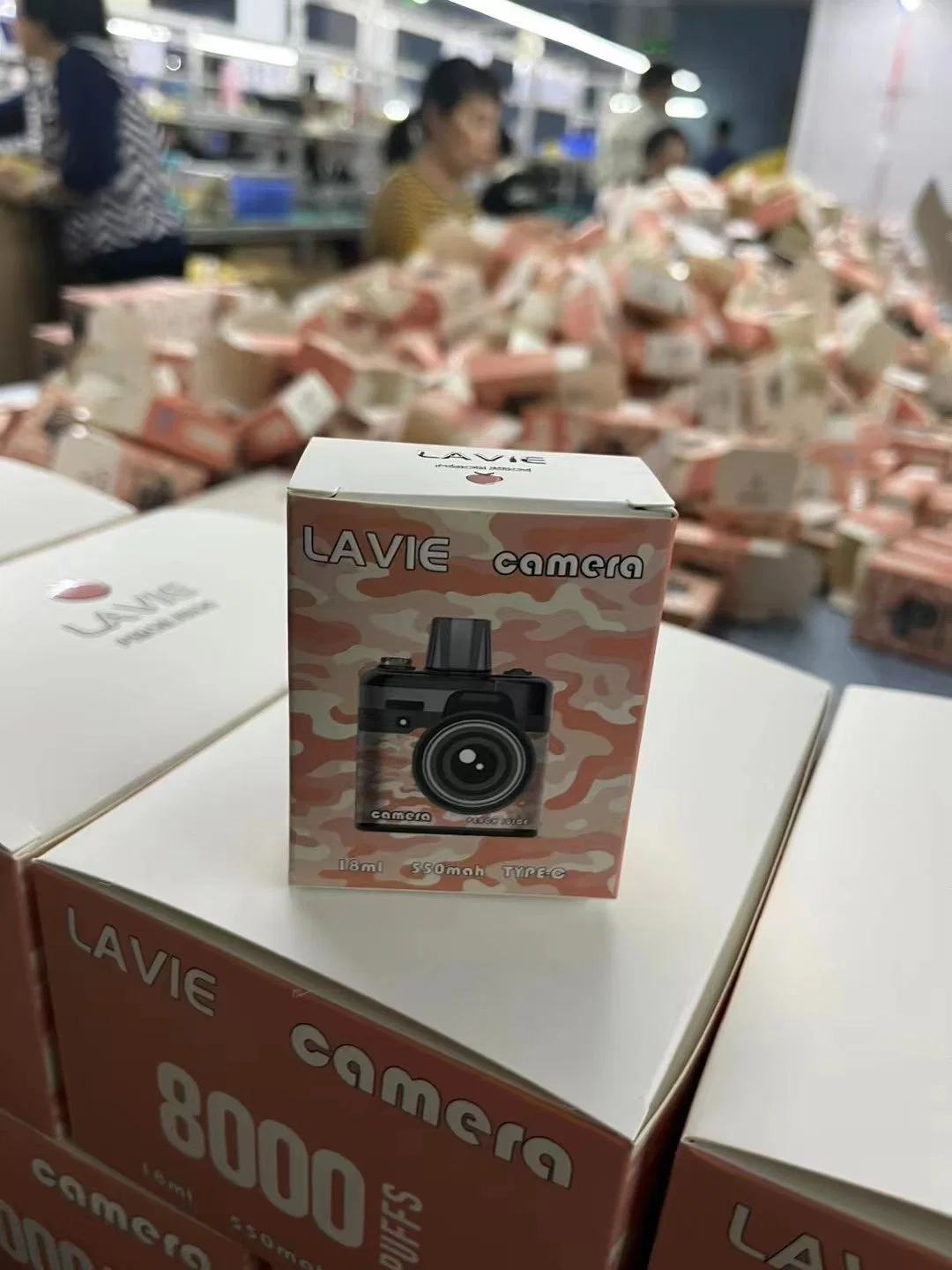 Usine de cigarettes électroniques jetables Lavie Camera E-Cig modèle 8000 Puff 8K Puffs Vape Pen